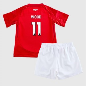 Nottingham Forest Chris Wood #11 Heimtrikot 2024-25 Kurzarm (+ kurze hosen)